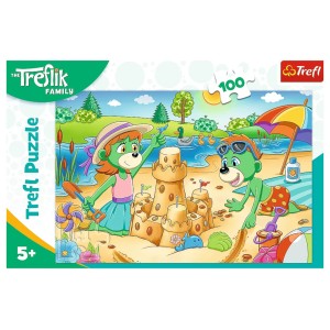 Puzzle  Rodzina Treflików 100 el. Dzień Treflików Trefl 16470