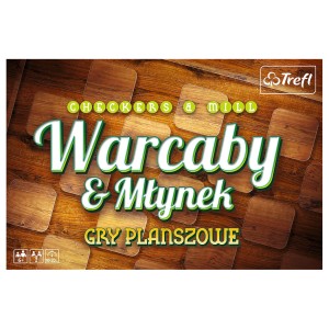 Gry planszowe Warcaby & Młynek Trefl 01681