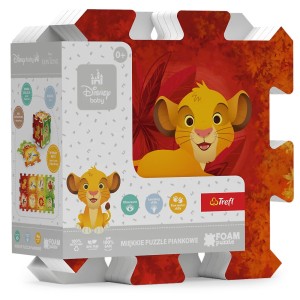 Puzzle piankowe układanka puzzlopianka Król Lew Disney baby 0+ 61603