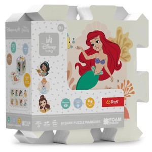 Puzzle piankowe układanka puzzlopianka Księżniczki Disney baby 0+ 61605