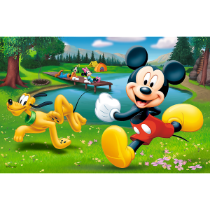 Puzzle 54 mini Mickey i przyjaciele 54 elementy Trefl 19715