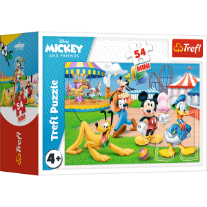Puzzle 54 mini Mickey i przyjaciele 54 elementy Trefl 19714