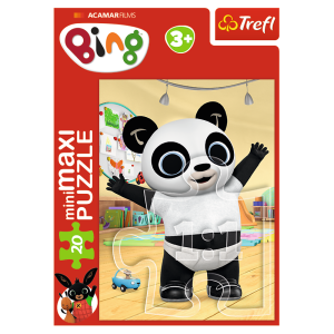 Puzzle 20 miniMAXI Bing 20 elementów przyjaciele binga 3+ Trefl 21130