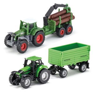 Siku Farmer Zestaw rolniczy 2 traktory Metal Model 3+ S0499