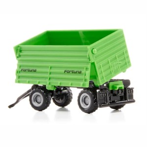 Siku Traktor Deutz-Fahr z przyczepą 2-osiową Fortuna model metal S1606