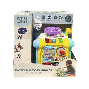 Kostka Małego Rajdowca interaktywna edukacyjna 9m+ Vtech Trefl 61957