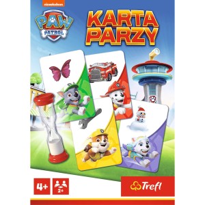 Gra podróżna Karta Parzy Psi Patrol Trefl  56 kart 4+ 02691