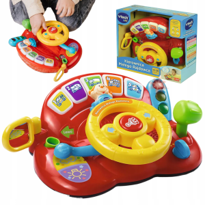 Interaktywna Kierownica Małego Rajdowca 12m+ Vtech Baby Trefl 60482